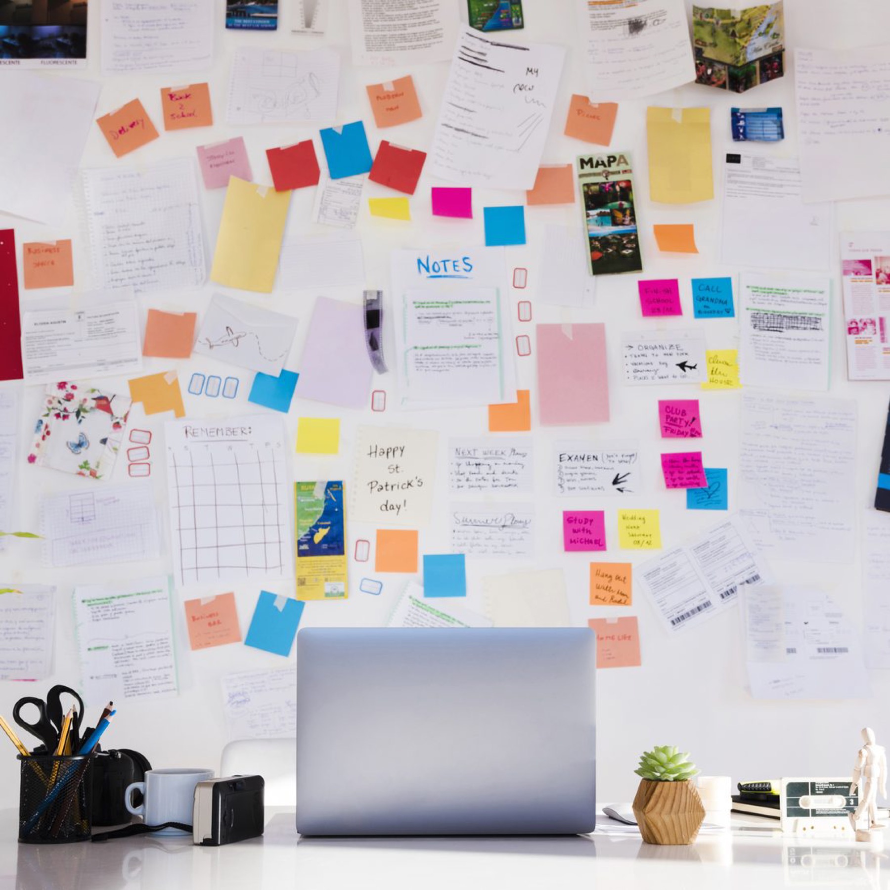 A whiteboard filled with notes, charts, and ideas for the next exceptional campaign.